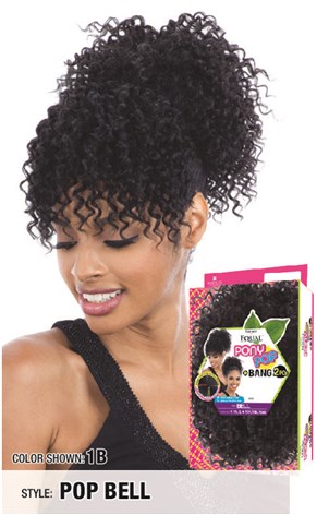 SHAKE N GO FreeTress Drawstring Ponytail- Bang & Pony Pop - Bell - Calgary hair store